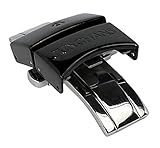 Junghans Schließe Butterflyschließe Faltschließe mit Drückern für Keramikband schwarz 018/1111