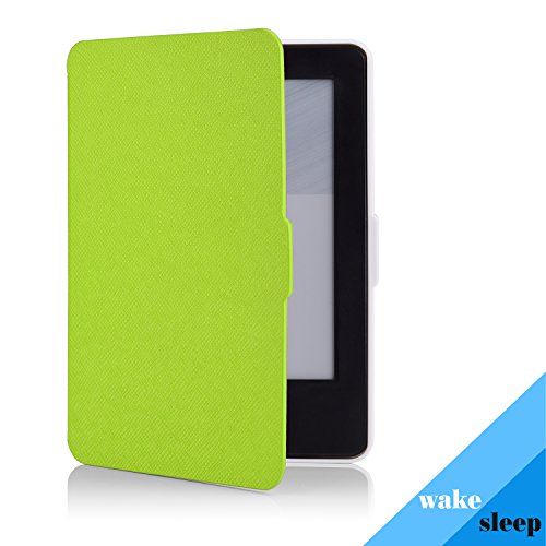 Kindle 7.Gen Hülle Case – MoKo Superleicht PU Leder Tasche Schutzhülle Schale für Amazon E-reader Kindle (7. Generation – 2014 Modell)(Nur Geeignet für Kindle 2014 Modell mit Touchscreen), Grün - 5