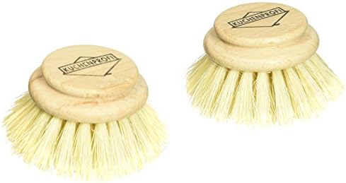 KüchenprofiTwo Replacement Washing up Brush, Wood, Beige, 4 x 4 x 4 cm
