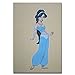 Produktbild Aladdin Disney Film Gerahmte Originalpostkarte Princess Jasmine Funny Gift Rahmen
