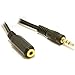 Price comparison product image Headphone Extension Cable 3.5mm Stereo Jack Plug Socket Aux Audio Lead Gold 5M