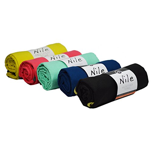 Sternitz Toalla de Microfibra Compacta - Absorbente - Secado Rápido Natación, Gym, Running, Ciclismo, Senderismo, Yoga, Pilates, etc. - Microfiber Towel (Aquamarina, 40cm x 80cm)