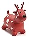 Produktbild Happy Hopperz HHZ16 - Kinderwagenspielzeug - aufblasbares Tier zum Reiten - roter Hirsch