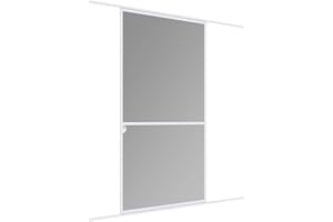 Windhager Insect Protection Expert Sliding Door Fly Screen Aluminium Frame for Doors 120 x 240 cm White 04317