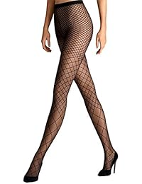 Karo collant velato effetto griglia decrescente 20 den - net tights Wolford