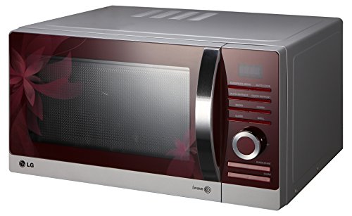 LG MH6883AAF Mikrowelle (28 L, 900 W, Auftaufunktion, Grillfunktion) rot/silber - 3