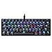 Produktbild DingLong Professionelle Mechanische Tastatur, Importieren K61 61-Key RGB Bluetooth verdrahtete Multi-Device-mechanische Tastatur Brown Switch