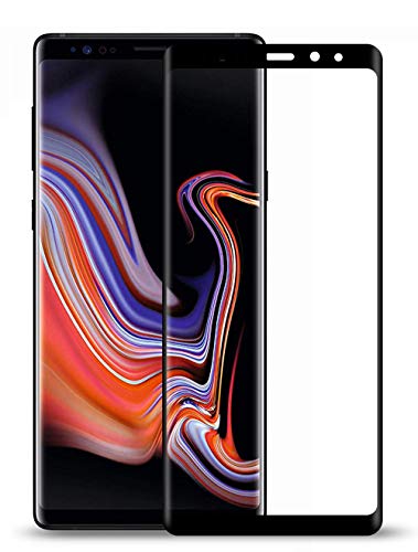 Preisvergleich Produktbild Samsung Galaxy Note 9 Panzerglas Displayschutzfolie, Vicstar Vollständige Abdeckung Schutzfolie Gehärtetem Glass 9H Härte Anti-Kratzen Anti-Öl Anti-Bläschen Schwarz Kompatibel Schutzfolie für Samsung Galaxy Note 9