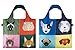 Produktbild Loqi sc-pk"Stephen Cheetham Katzen/Hunde" Wiederverwendbare Einkaufstasche (Pack von 2)