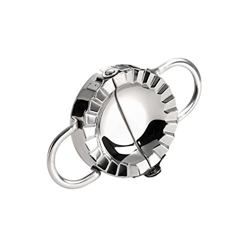 Dumpling Maker, phifo (2 Stück) Edelstahl Dumpling Maker und Teig Drücken, Dumpling Pie Ravioli Form Maker Werkzeug für Kochen Backpinsel, klein - 2