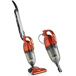 VonHaus Aspirateur Balai 2 en 1 Sans Sac 1000W + 1 mini brosse - Orange