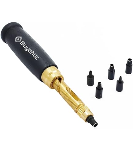 Buyohlic Automatic Center Punch With Replaceable Tip - Adjustable Force, No Hammer Needed