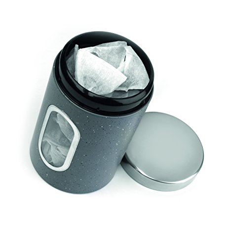 Salter Aufbewahrungsset Dosenset Marble Collection, Farbe: Grau, 4 Stück, keramik, Grau, 39x26x18.5 cm - 3