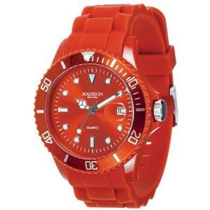 Madison New York MADISON N.Y. U4167-12 Candy Time Silicon Uhr dunkelrot Madison New York MADISON N.Y. U4167-12 Candy Time Silicon Uhr dunkelrot