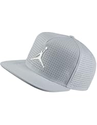 Nike Jumpman Perf Snapback Gorra Línea Michael Jordan, Hombre, Gris (Wolf Grey), Talla Única