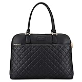 laptoptasche damen leicht HUMANISIERTES DESIGN: Der doppelte Reißverschluss oben sorgt für Sicherheit. Das gepolsterte Computerfach mit Klettverschluss schützt Ihren Laptop vor Stößen und Kratzern