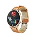 Produktbild JIJI886 Bluetooth Smartwatch,Outdoor Uhr PPG ECG Smart Watch mit Wasserdicht IP67 Pulsmesser Kalorienzähler Fitness Intelligente Armbanduhr Kompatibel Android und iOS Smartphone (Braun)