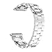 Produktbild Compatible Apple Watch Armband 44MM in 4 Farben, Unisex Luxus Edelstahl Metal Ersatz Uhrenarmband für Apple Watch Band iwatch Series 4/3/2/1 (44MM, Silber)