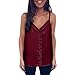 Produktbild Tohole T-Shirt Damen Sommer Schulterfrei Camis Ring Crop Top Leibchen Bluse TräGershirts Strappy Tops Vest Weste Pulli Sexy äRmellos Shirt Mode Rundhals Camisole Tank (rot 2,M)