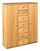 Produktbild BioKinder 22130 David Kommode Schrank Kinder-Kleiderschrank aus Massivholz Erle 143 x 120 x 40 cm