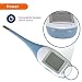 MeasuPro Fever Thermometer with Fever Alert for Oral, Rectal, Underarm and Axillary Use with Soft Bendable Tip, Waterproof, Color Changing Fever Indication and Memory