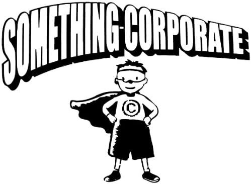 Something Corporate - Superhero Cutout Decal