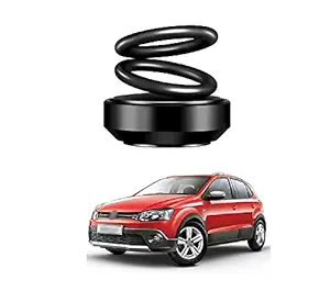 PRIKNIK Solar Energy Rotating Car Perfume with Long Lasting Organic Fragrance, Feel-Good Premium Car Air freshener Compatible with Polo Cross