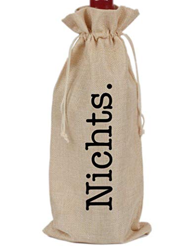 Flaschenbeutel Nichts. Für alle, die sich nichts wünschen.