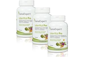 ‎SANAEXPERT SanaExpert LeberVital Pro ist ein pflanzliches Nahrungsergänzungsmittel mit Mariendistel, Kurkuma und Artischocke,