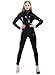 Produktbild NEIYI Männer und Frauen Paare DS Zeigen Kostüme Lackleder Große Größe S-XXXL Sexy Jumpsuit Zipper zu Den Hüften Spiel Uniformen Bühnentechnik, M