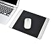 Produktbild SAVONGA ALUMINIUM Mauspad für Tastatur und Maus mit Spaltleder in Schwarz Farbe rutschfeste Wasserdicht Griffg 30x 24 cm #SA6102
