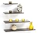 Bluewud Wall Shelf & Display Rack - Stellar Series (Wenge, 4.75 Inch Wide, Set Of 4) RS.999.00