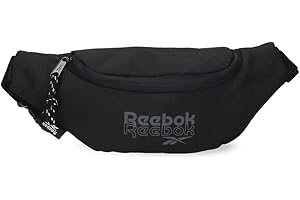 Reebok ONA Riñonera Negro 27x11x6,5 cms Poliéster by Joumma Bags