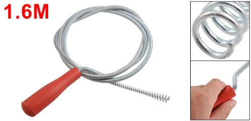 Kunststoffgriff 1,6M Kolben Draht Kleiderkammer Toilettenabflussreiniger Rohr - 2