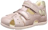 Gold Geox Baby Mädchen B Kaytan a Sandalen, Pink (Dk Rose/Gold C8252), 24 EU
