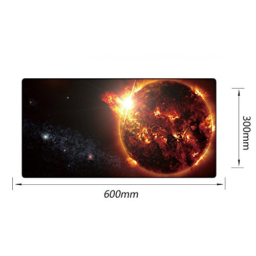 cmhoo Großer Gaming Maus Pad Soft Rubber Bottom Tastatur Matte/Maus-Schreibtisch Pad für Laptop - 2