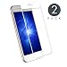 Produktbild iPhone 7 Plus Panzerglas folie Aribest 2 Stück iPhone 7 Plus schutzfolie panzerglas iphone 7 Plus 5.5 Zoll | full Cover HD Ultra-klar glasfolie (0,33mm Weiß)