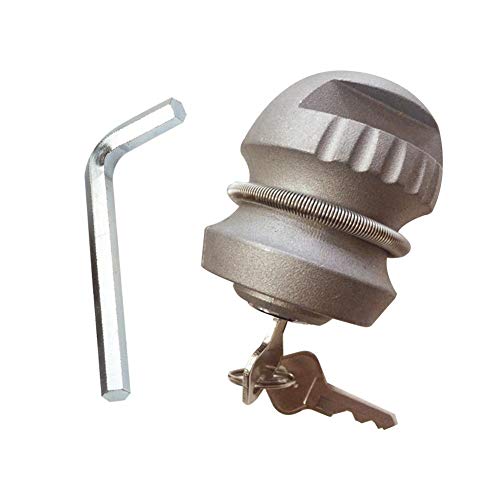 Preisvergleich Produktbild heresell Anhängerschloss Diebstahlsicherung Anhängerkupplung Anhängerkupplung Kugelschloss Wohnwagen 2 Schlüssel 5cm