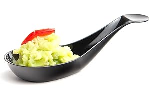 50 Cuillères Bouchées Indhye 1,7 cl de 102 x 38 x Ht. 32 mm Réutilisable, Recyclable 100% Française - Noir - D-Work