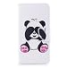 Produktbild Huawei Mate 10 Lite Hülle, Hozor Flip Case Lederhülle Wallet Ledertasche Klappetui Brieftasche Schutzhülle mit Magnetverschluss Kartenfächer Standfunktion - Netter Kleiner Panda