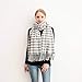 Produktbild GO&FL Unisex Damen Schal mit Quaste, Jacquard, Thorn Wolle, Kaschmirimitat, warm, verdickend, modisch, klein, fein, weiblich, zweifache Verwendung, Grau, 210 x 64 cm