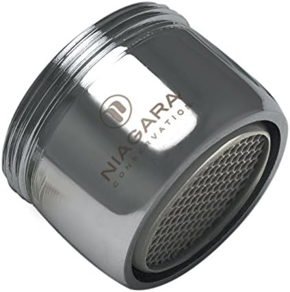 Niagara ConservationN3210B-PC-T Pressure Compensated Dual Thread 1.0 GPM Bubble Water-Saving Aerator Pack of 6, Chrome, Standard