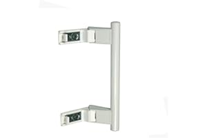 Liebherr - Tirador de puerta original 7430668 + 2 placas 7426362 para frigorífico Liebherr