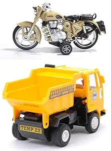 Online Collections Centy Toys Bullet Rugged Bike and Dumper Toy for Kids (Colors May Vary) (Multicolor)