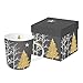 Produktbild Geschenk-Set Kaffee Tasse/Mug Mystic Forrest inklusive Geschenkbox in anthrazit, Silber & Gold/Weihnachts-Tasse - 350ml / Geschenk-Idee Weihanchten/Advent / Winter/Geburtstag