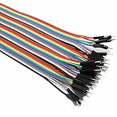 robotistan 40 Pin Detachable Male-Male MM Jumper Cable-200 mm