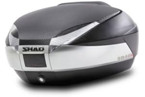 SHAD D0b48106r - baul maleta trasera con respaldo y tapa de regalo sh48