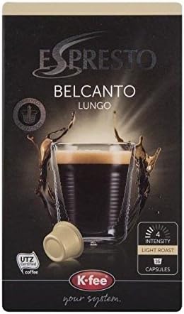 K-Fee Espresto Belcanto Lungo, coffee, Intensity 4,set of 3, 3 x 16 Capsules