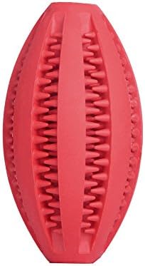 Pets Dog Toy Rubber Rugby Football Toys for Dog Cat Pet Training Have Fun Diet Control Dental Massaging Ball1pcs Newest 2017