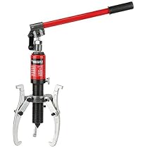 Extracteur Hydraulique 20T RibasuBB – 3 Bras, Course 70mm, Pour Moyeux, Roulements, Poulies, Avec Pompe